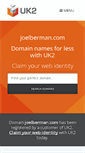 Mobile Screenshot of joelberman.com